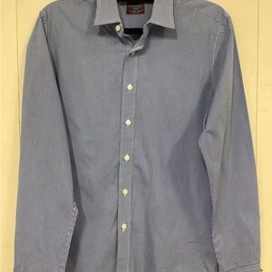 UNTUCKit Blue Striped Men's Dress Shirt